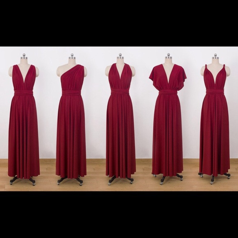 Red infinity dress